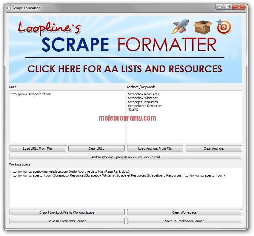 scrape-formatter-tool